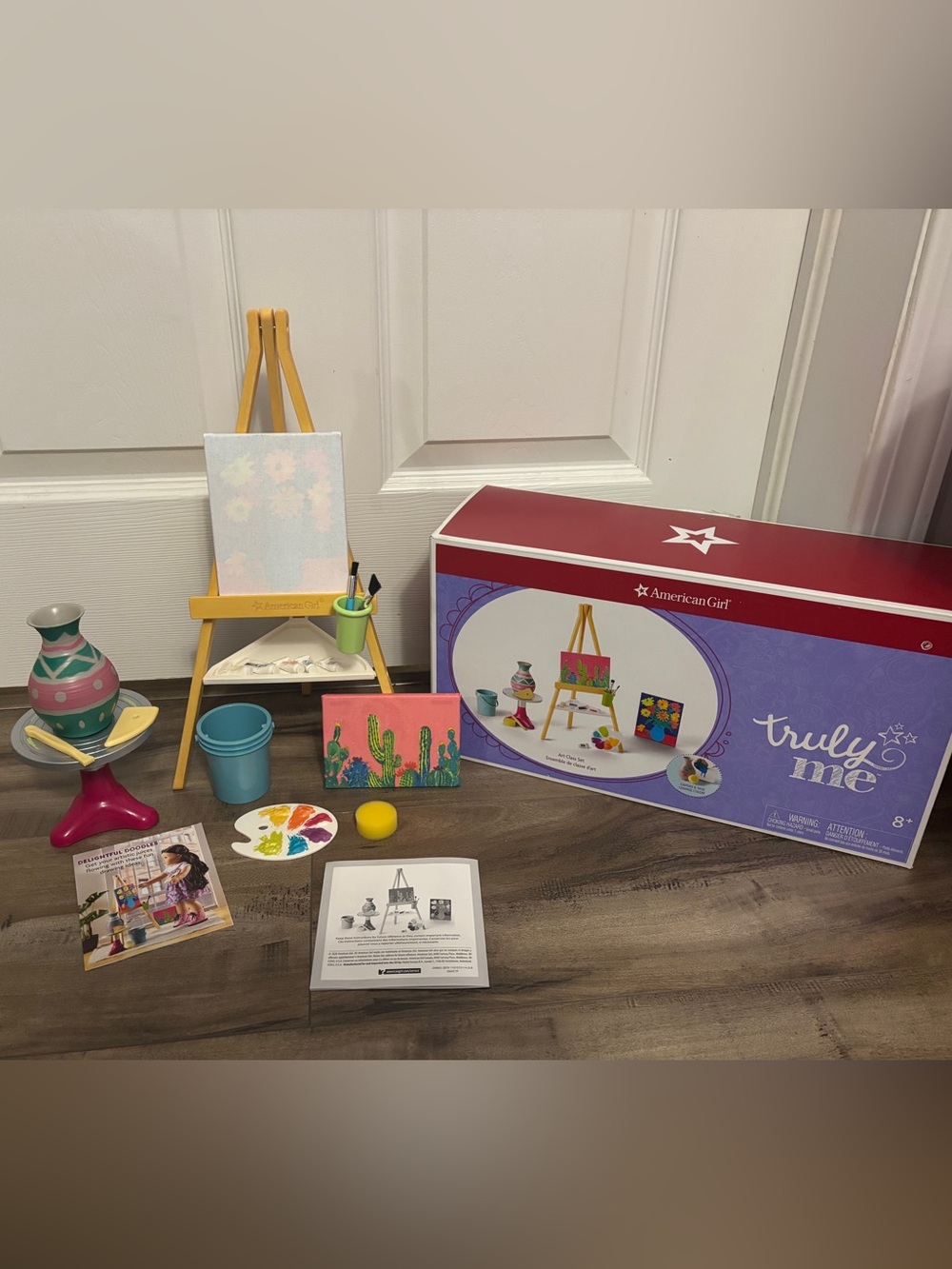 American Girl Doll Art Class set complete
